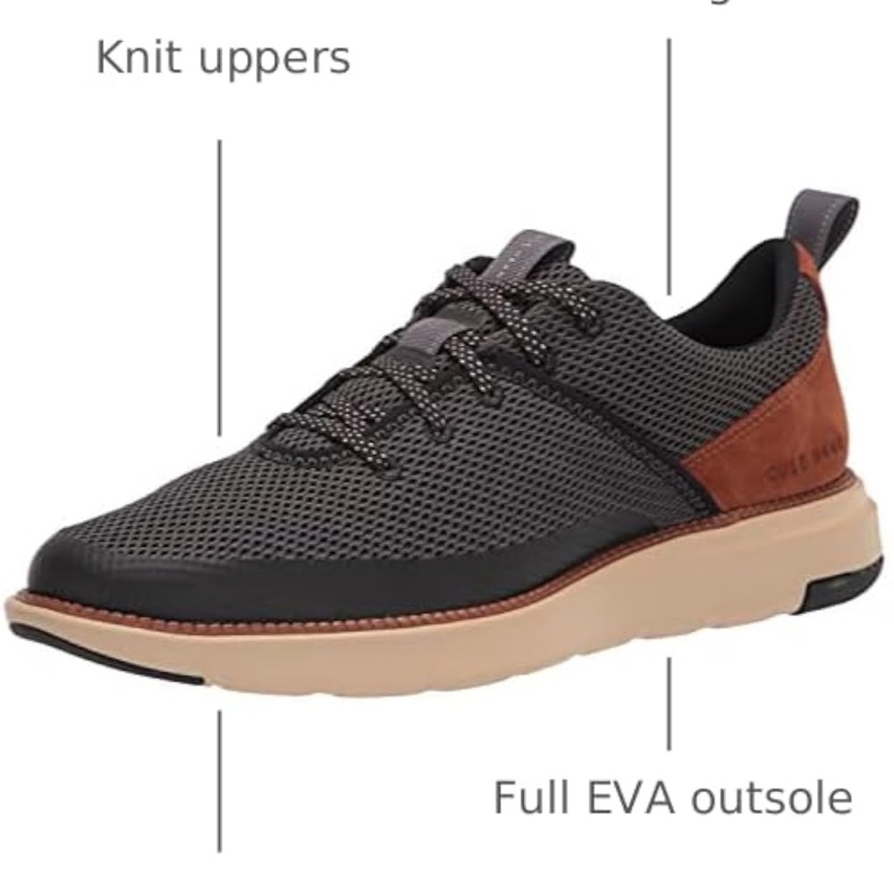Cole Haan Grand Atlantic men’s gray sneaker - Picture 4 of 7